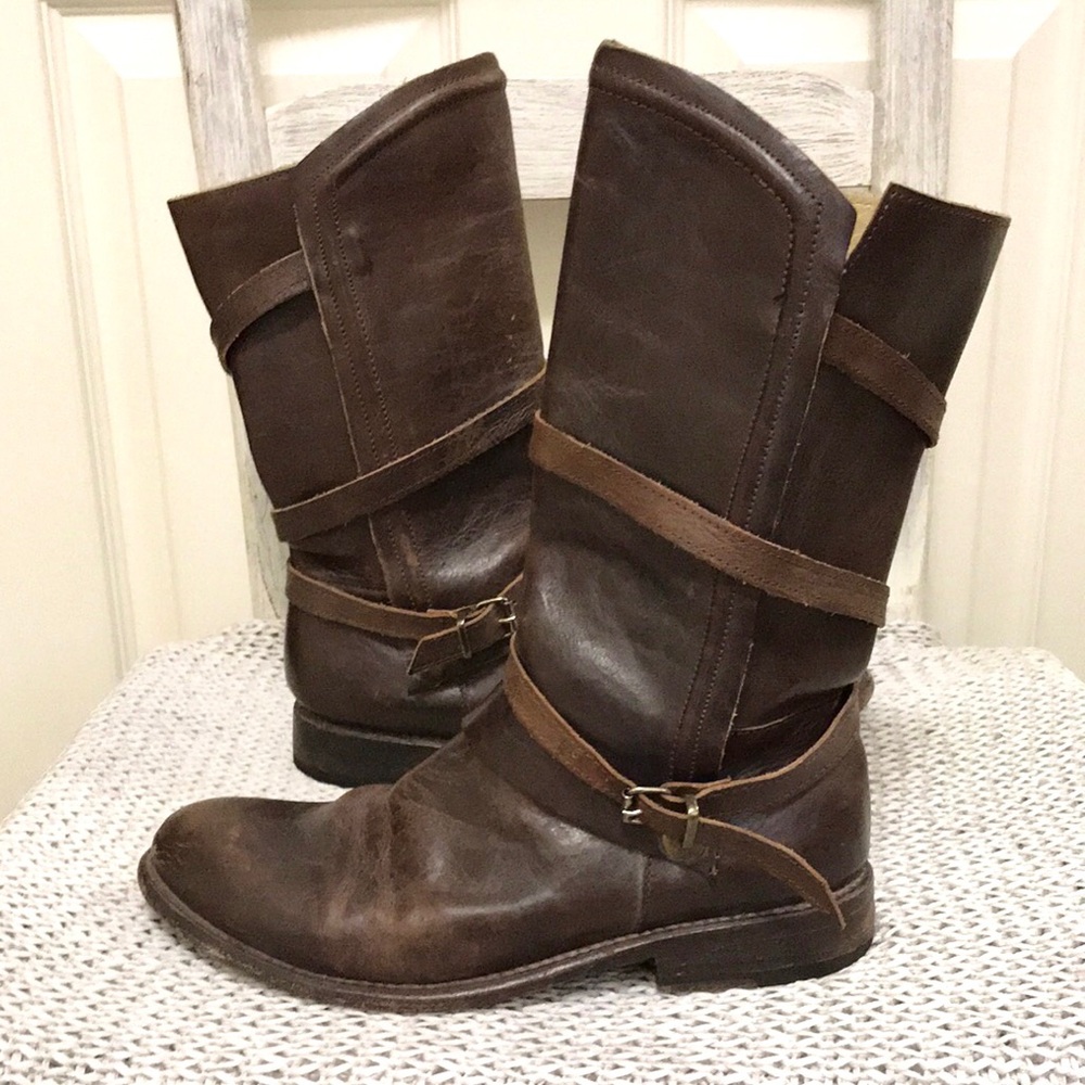 Anthropologie Holding Horses Leather Boots